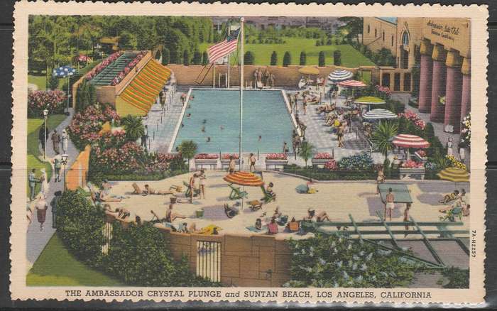A PICTURE POST CARD AMBASSADOR CRYSTAL PLUNGE MINT