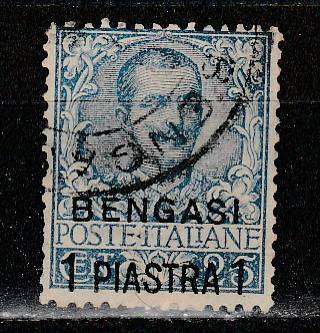 BENGASI 1901 ISSUE HIGH VALUE F.U. LOOK SCAN