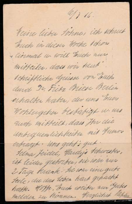 A PICTURE POST CARD GERMAN P.O.W. MAILED FROM HAMBURG TO SOUTH AFRICA CENSOR CACHETS APPLIED