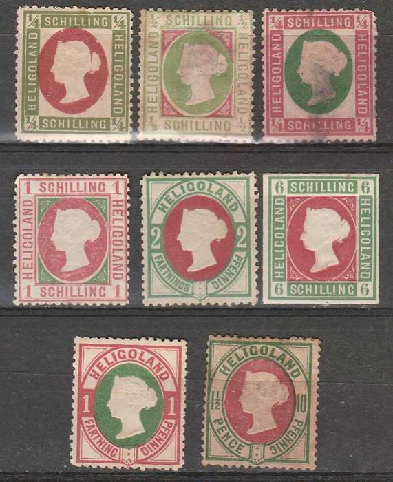 A LOVELY GERMAN HELGOLAND SELECTION   X2 LOOK SCAN