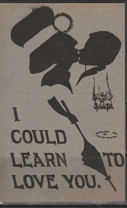 I COULD LEARN TO LOVE YOU POST CARD MINT LOOK SCAN