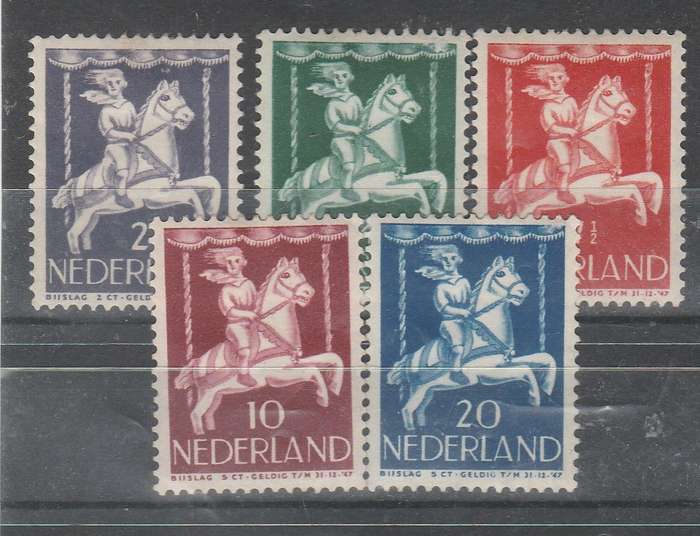 NETHERLANDS 1932 ISSUE Mi#253/56 FULL SET MINT LOOK SCAN X2