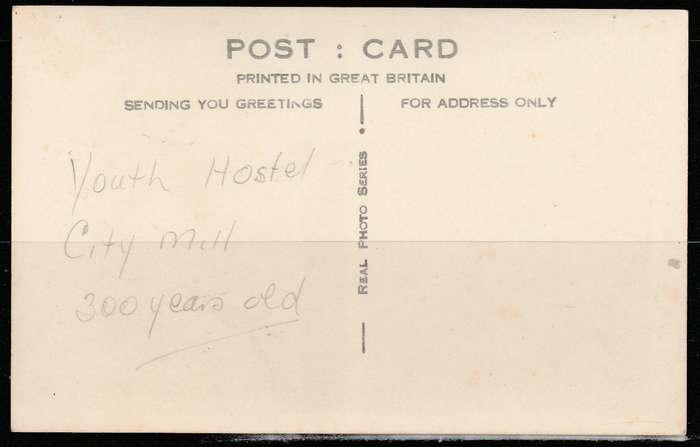 A LOVELY POST CARD PHOTO OF OLD MILL WINCHESTER NOT MAILED LOOK SCAN X2