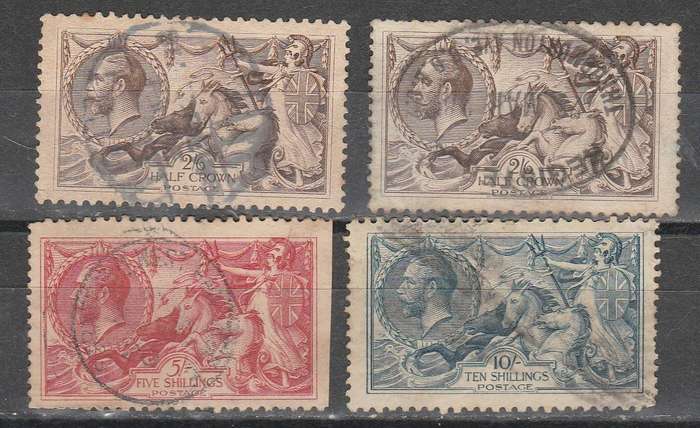 SELECTION EARLY ISSUES OF THE SEAHORSES SOME VALUE HERE LOOK SCAN
