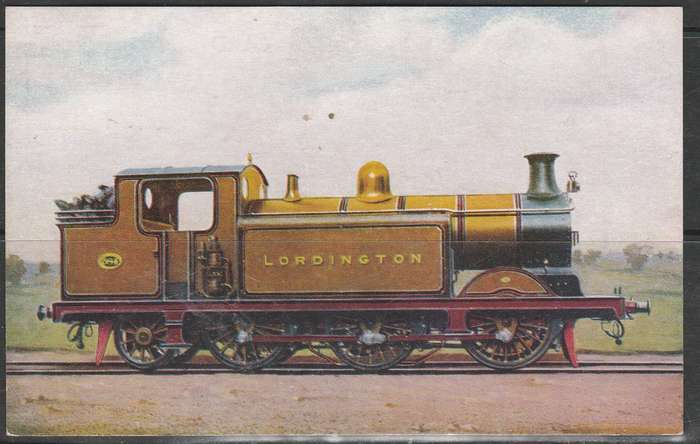 A POST CARD SHOWING A STEAM LOCO LP/51 1903 MINT LOOK SCAN