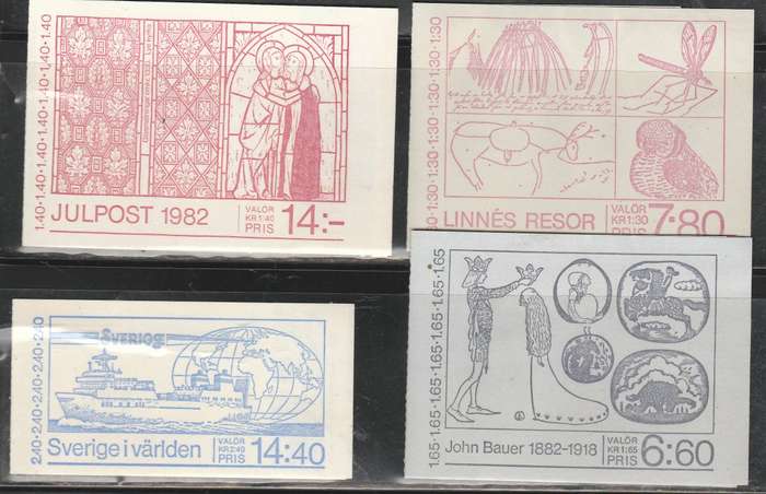 SWEDEN BOOKLETS X4  LOOK SCAN