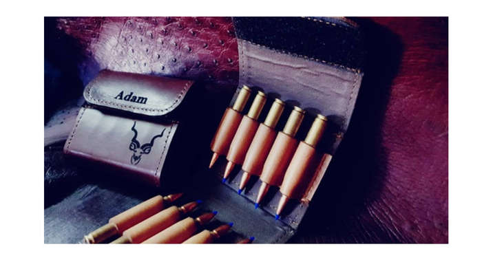 10 Round Ammunition Pouch Leather