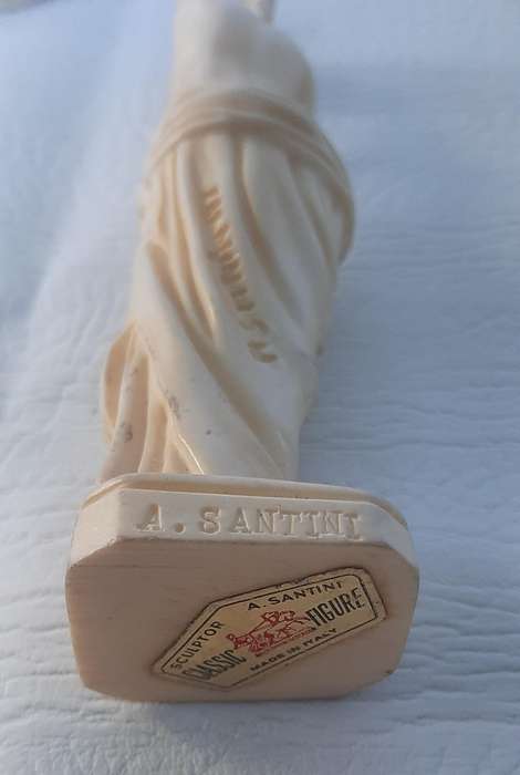 VINTAGE A. SANTINI IVORINE FIGURINES - SET OF 4 - MADE IN ITALY (14 - 15cm)