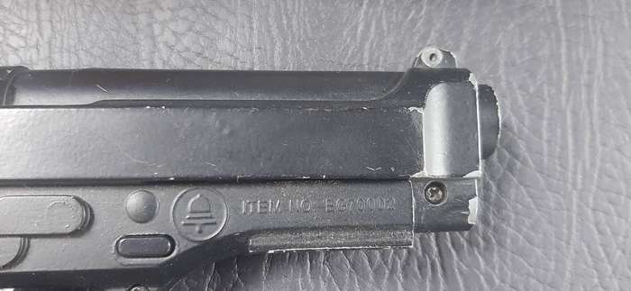 CZ 75 P-07 DUTY AIRGUN  CO POWERED, BLOWBACK ACTION, REFURBISHMENT NEEDED