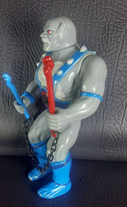 PANTHRO WITH NUNCHUCKS & BATTLE-MATIC ACTION  LJN 1985  THUNDERCATS ENGINEER