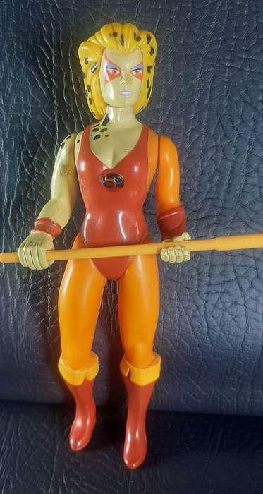 CHEETARA  SERIES ONE (1985)  THUNDERCATS SPEEDSTER WITH YELLOW STAFF  LJN