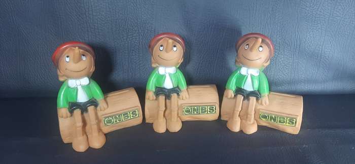 Rare 1979 Pinocchio Piggy Banks Prima Toys x NBS Bank x Apollo Film