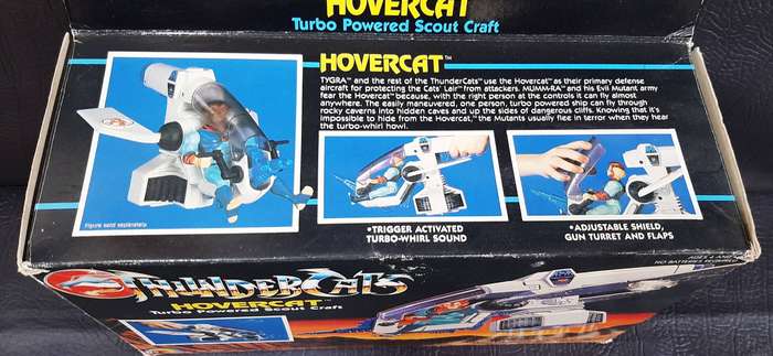 HOVERCAT  THUNDERCATS SCOUT CRAFT  LJN 1986  ORIGINAL BOX + SPARE PARTS INCLUDED