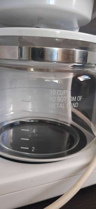 VINTAGE WHITE ECafé COFFEE MAKER  PERMANENT FILTER + NON-DRIP  WORKING CONDITION