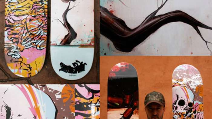 Andy Howell: Art, Skateboarding & Life Large - Hardcover: GINGKO Press - USA 2nd Print with DVDs*
