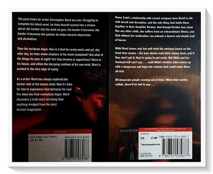 Hell to Pay and Hybrid by SHAUN HUTSON - R150 for Both - Condition NEW