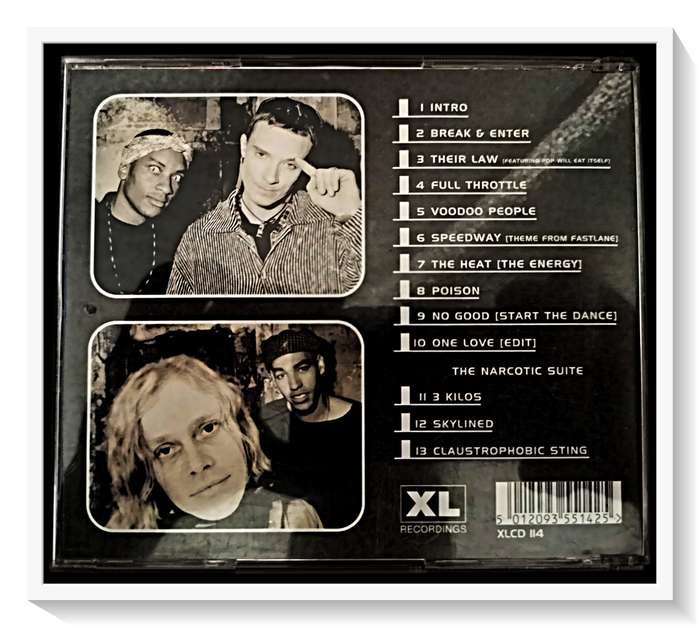 The Prodigy Music for the Jilted Generation Disc and Booklet in Very Good Condition
