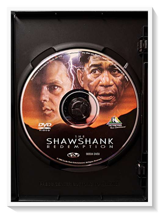 The Shawshank Redemption - Drama - Classic - DVD - Disc and Casing in Very Good Condition