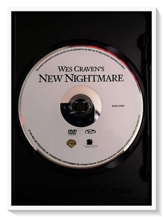 Wes Cravens The New Nightmare - DVD - Horror - Bonus Features - Cover & Disc in Excellent Condition