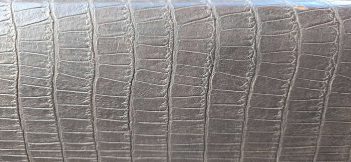 Queen Faux Leather Headboard  Crocodile Print