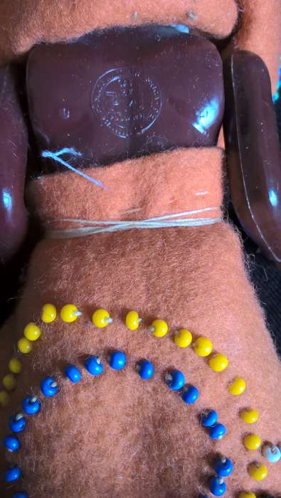 Rare South African made Traditional doll