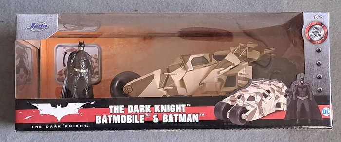 Jada 1:24 die-cast The Dark Knight Batmobile and Batman..
