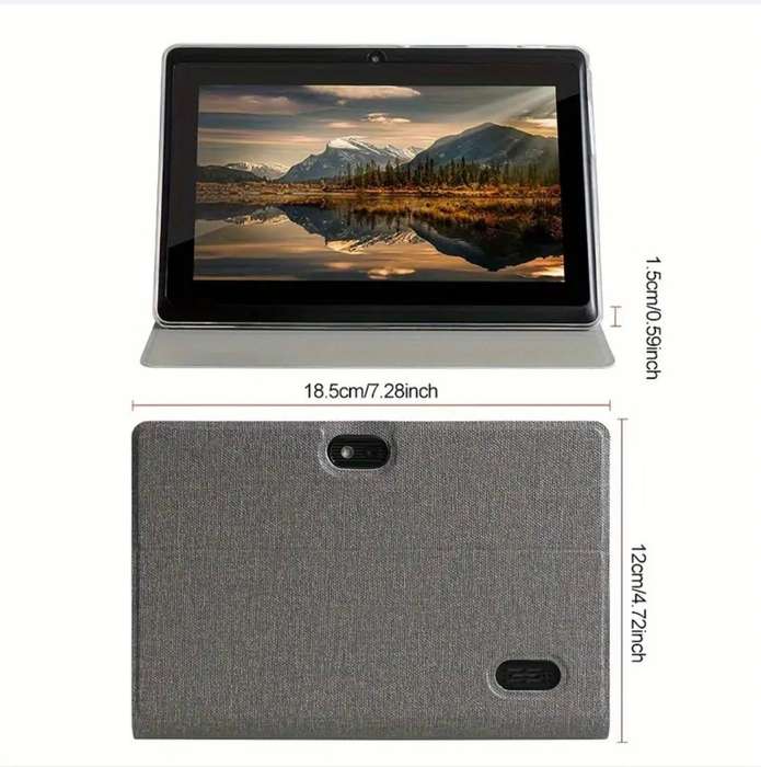 7-inch Android 11 Tablet with Quad-Core Processor, 2GB RAM, 32GB Storage, IPS Display
