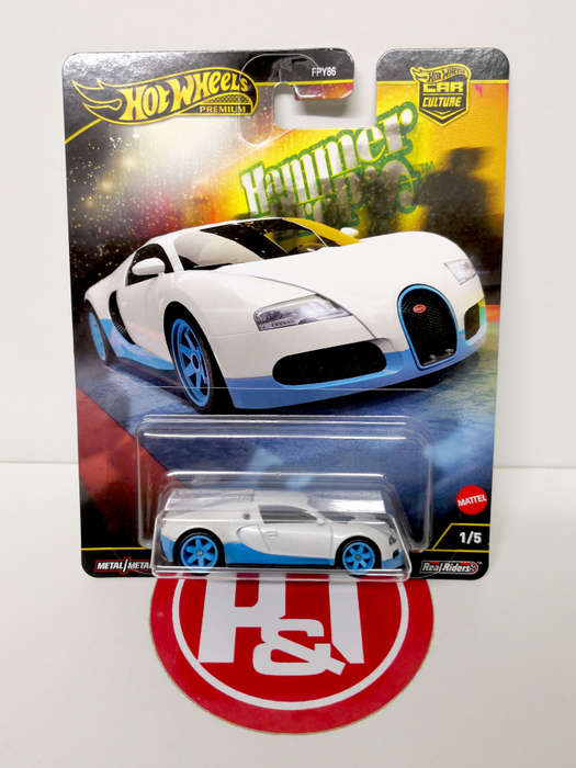 2025 Hot Wheels PREMIUM Car Culture "Hammer Drops" Bugatti Veyron