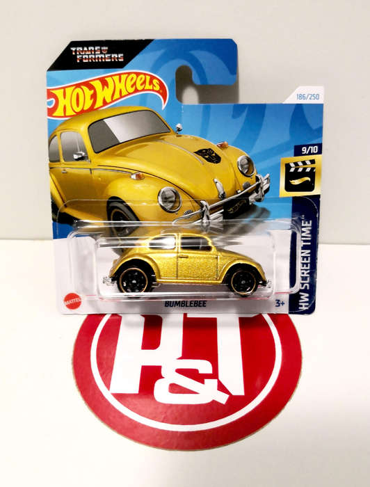 Hot Wheels Transformers Combo (2 x Vehicles - Optimus Prime + Bumblebee)
