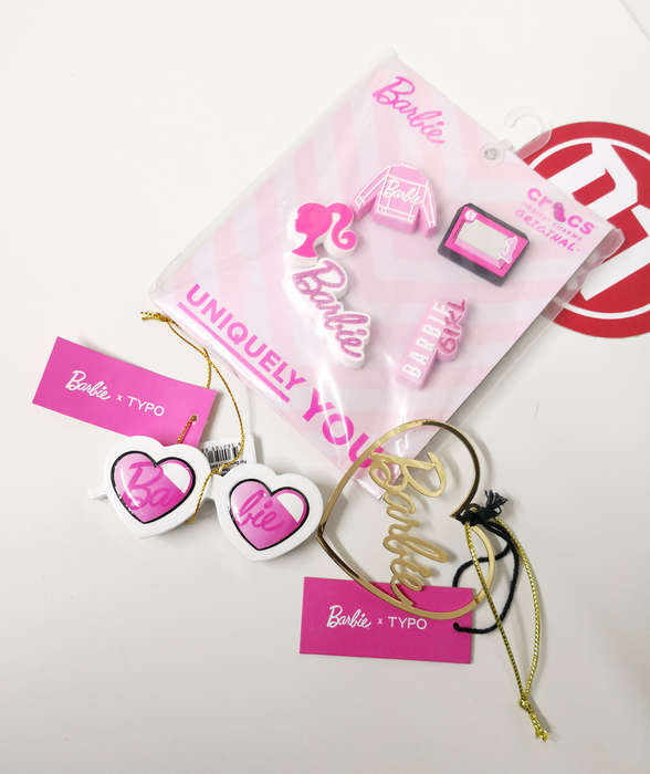 Barbie Accessory Bundle (Crocs Jibbits + Typo Ornaments)