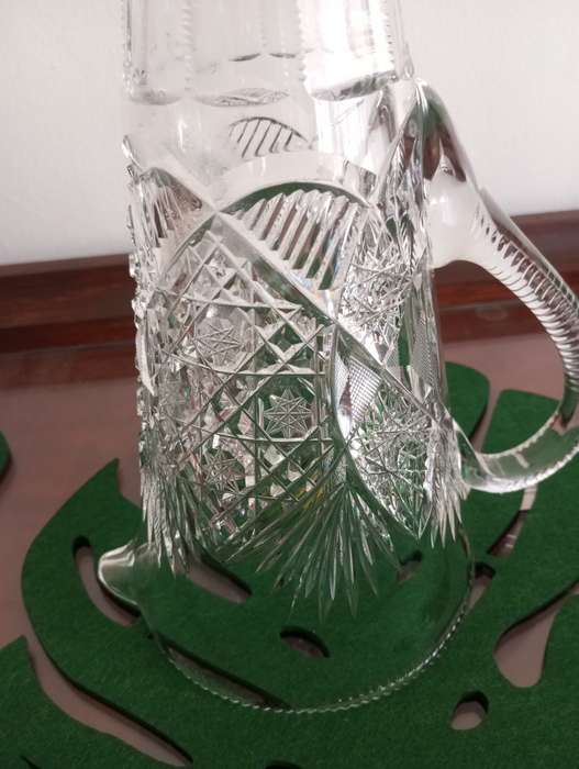 Beautiful cut crystal cordial jug