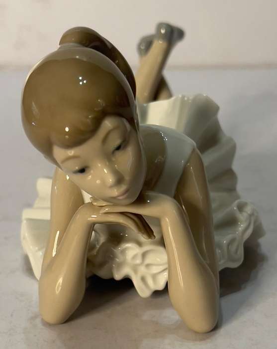 Nao by Lladro Ballerina- Laying down