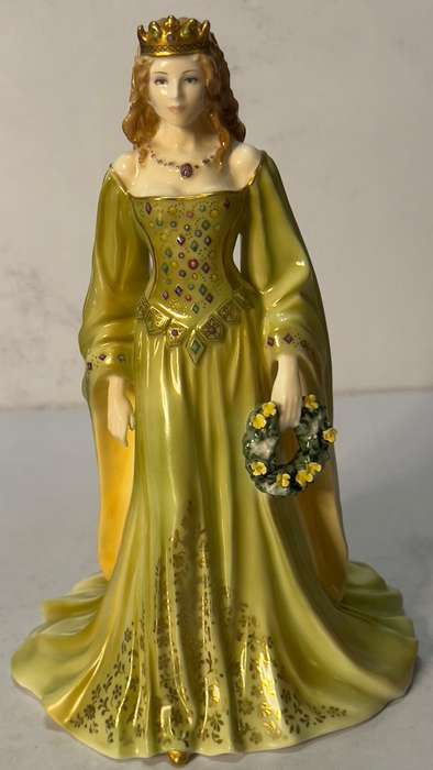 Royal Worcester Golden Girl of May