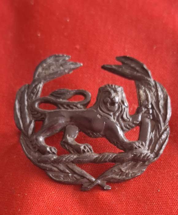 RHODESIAN ARMY - WO2 BLACK ANODISED WRIST BADGE - RR / RAR                            (8934)