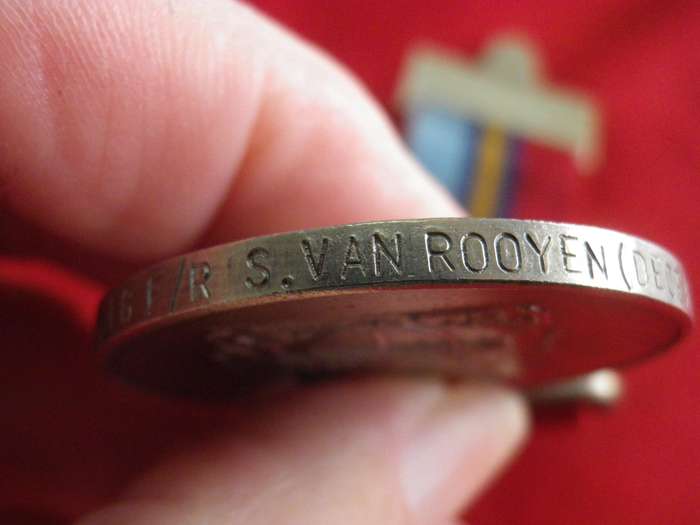 RHODESIA  - FULL SIZE RhGSM - TO 22501G F/R S. VAN ROOYEN (DECEASED) UNUSUAL, SEE BELOW       (195)