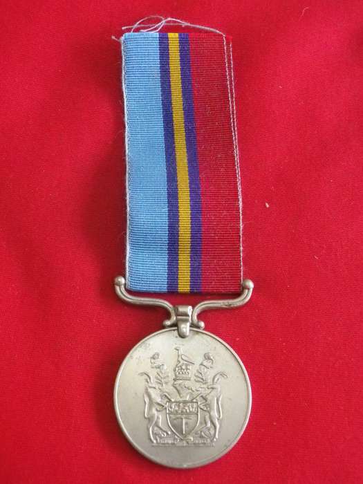 RHODESIA  - FULL SIZE RhGSM - TO 649158 PTE M. SILVERO - AFRICAN,  RESEARCHED 8RR REGULAR ARMY (190)