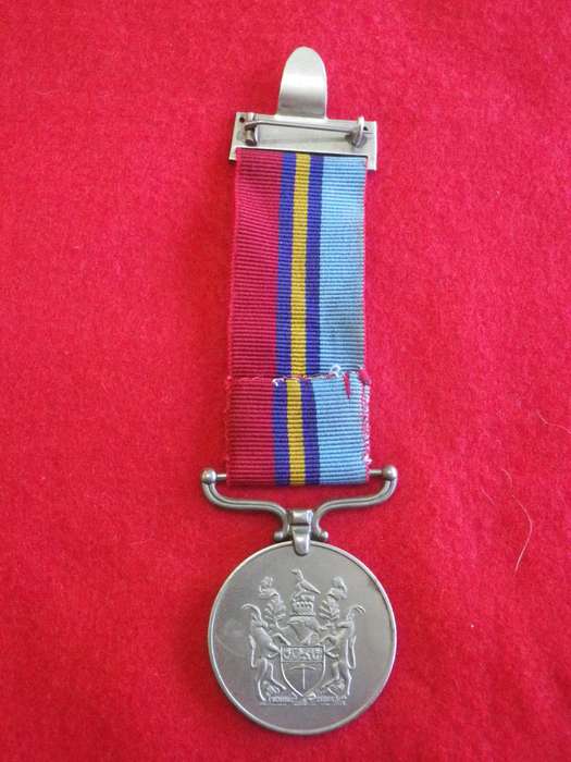 RHODESIA  - FULL SIZE RhGSM - TO 22501G F/R S. VAN ROOYEN (DECEASED) UNUSUAL, SEE BELOW       (195)