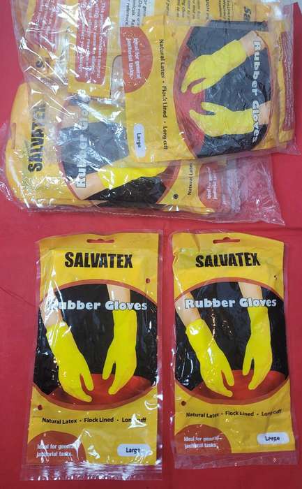 SALVATEX Rubber Gloves  (Bid Per Pair)