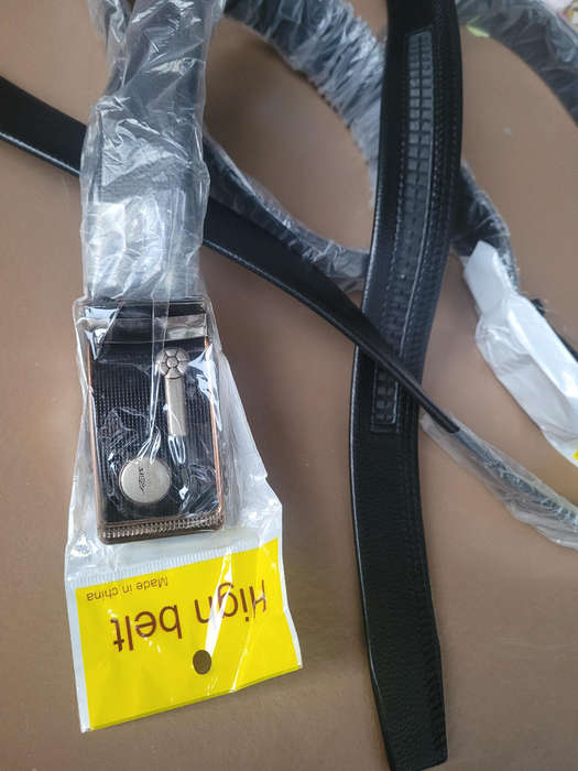 Men's Soft Leather Belt (113X3.5)cm. Bid Per Piece