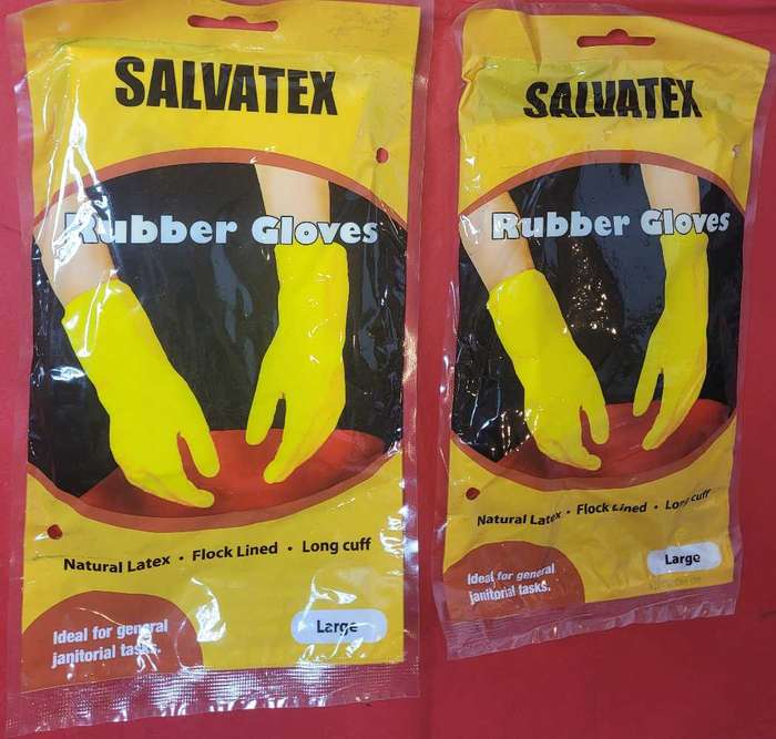 SALVATEX Rubber Gloves  (Bid Per Pair)