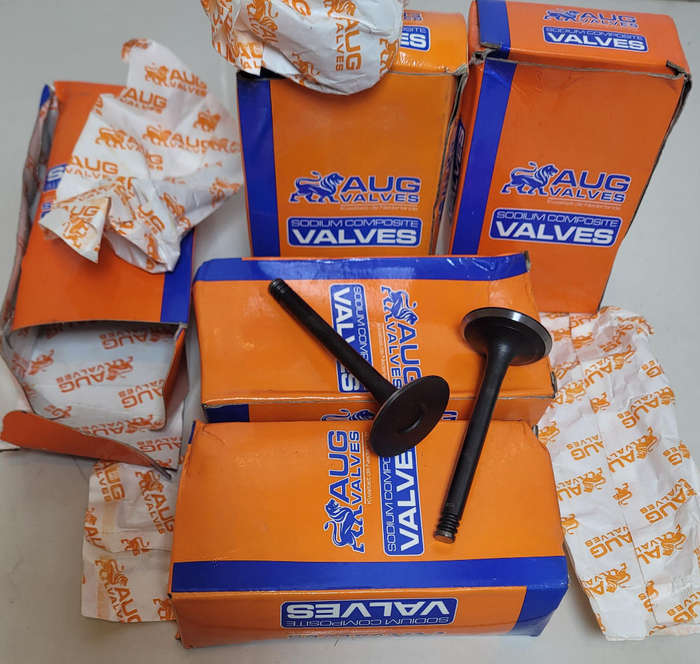 4-Piece AUG Export Quality Sodium Composite Engine Valves - MIXED SIZES. (Bid To Take All 15x)