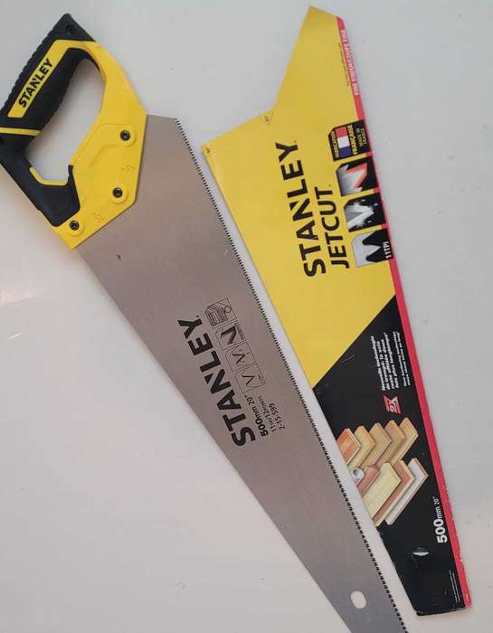 ORIGINAL...STANLEY 500mm Jet-Cut 4" Wood Saw