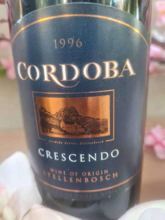 Collector`s Vintage Wine Collection. BOSCHENDAL 1996 / CORDOBA 1996-CERTIFIED & NUMBERED