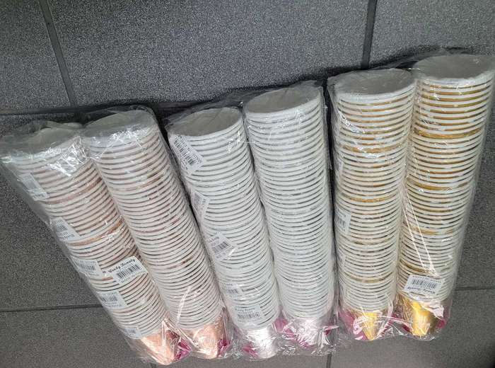 Birthday party plastic drinking cups 100 per order