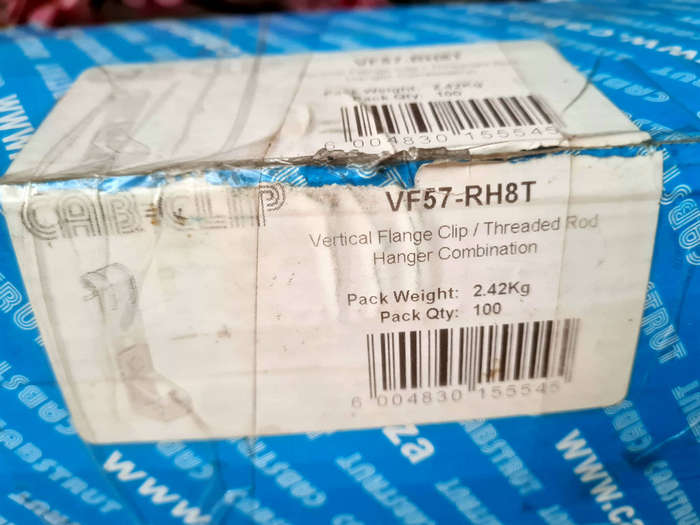 Stainless Steel Girder& Beam Cable Clips. (Bid Per Piece-To Take All 10x)