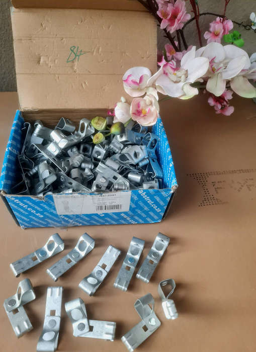 Stainless Steel Girder& Beam Cable Clips. (Bid Per Piece-To Take All 10x)
