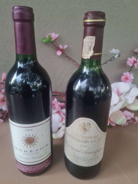 Collector`s Vintage Wine Collection. VLOTTENBURG PAARL 1995/MORESON 1994-CERTIFIED & NUMBERED