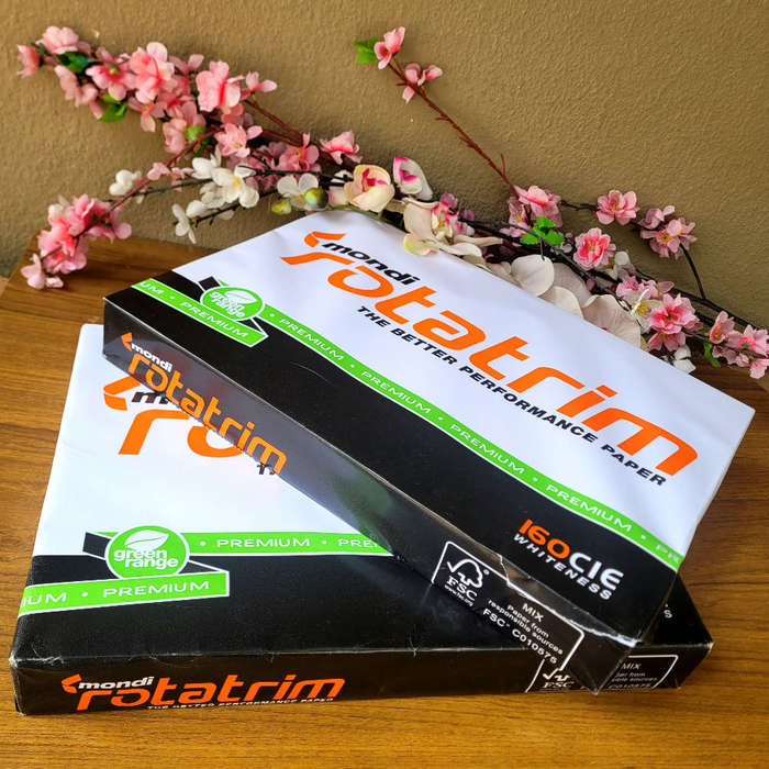 A3 80 Gsm 500-Sheets Mondi Rotatrim Premium Bond/Copy White Paper. (Bid Per Piece)