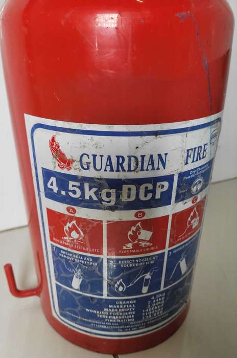 4.5 Kg FULL Fire Extinguisher. (Next Recharge Date: 2/16).  Bid Per Piece