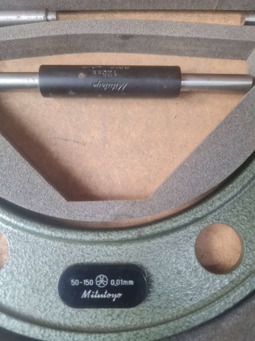 50-150mm Vintage MUTUTOYO Micrometer As Pictured